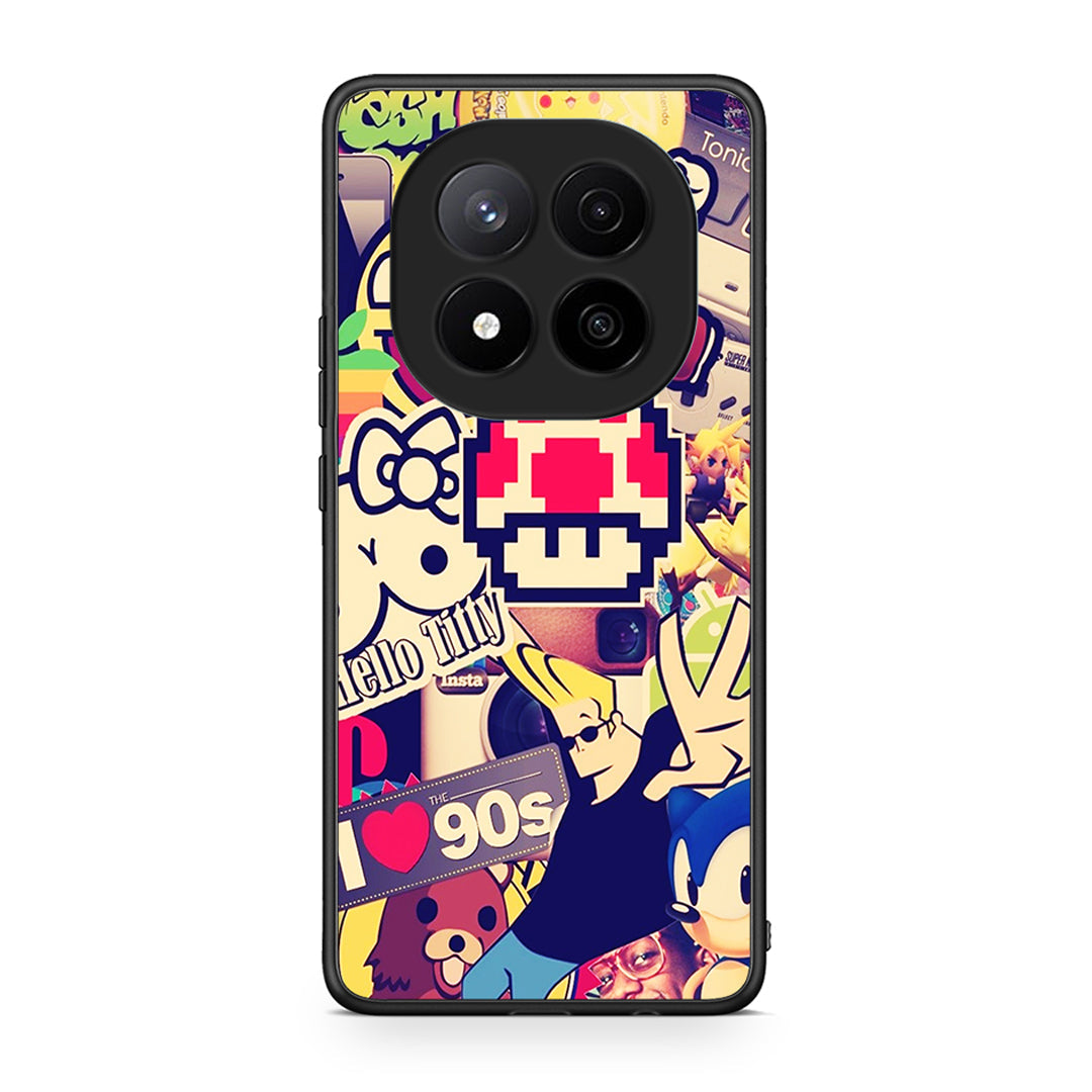 Xiaomi Redmi Note 14 Pro Plus 5G Love The 90s θήκη από τη Smartfits με σχέδιο στο πίσω μέρος και μαύρο περίβλημα | Smartphone case with colorful back and black bezels by Smartfits