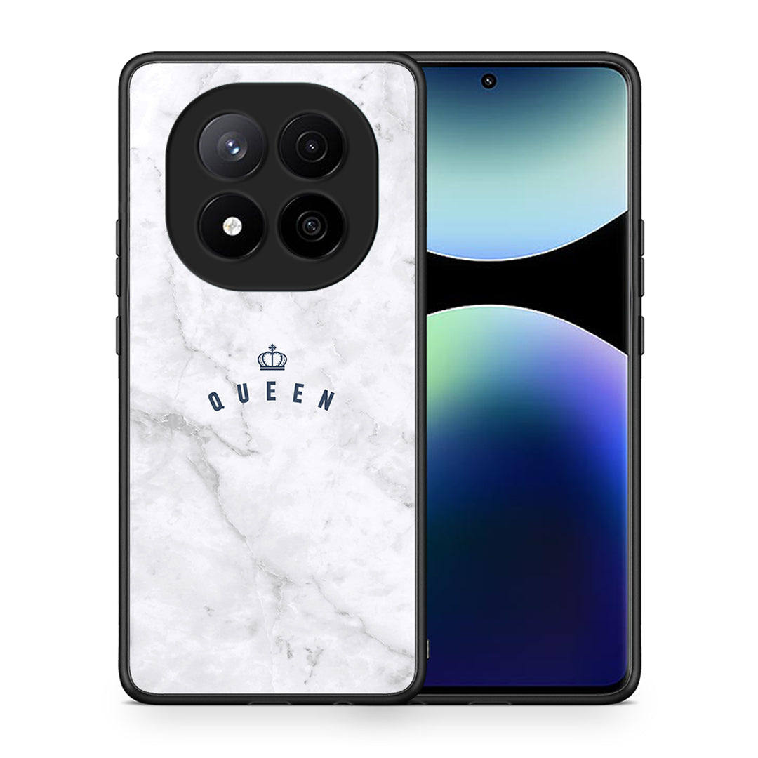 Θήκη Xiaomi Redmi Note 14 Pro Plus 5G Queen Marble από τη Smartfits με σχέδιο στο πίσω μέρος και μαύρο περίβλημα | Xiaomi Redmi Note 14 Pro Plus 5G Queen Marble case with colorful back and black bezels