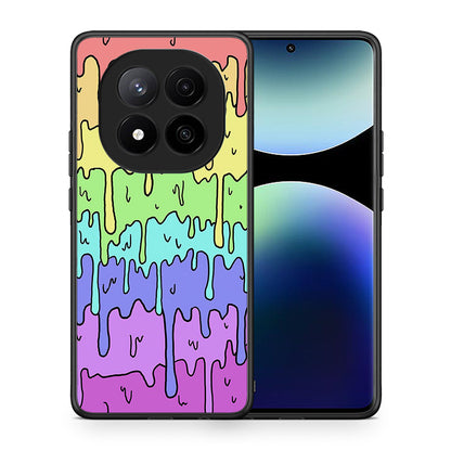 Θήκη Xiaomi Redmi Note 14 Pro Plus 5G Melting Rainbow από τη Smartfits με σχέδιο στο πίσω μέρος και μαύρο περίβλημα | Xiaomi Redmi Note 14 Pro Plus 5G Melting Rainbow case with colorful back and black bezels