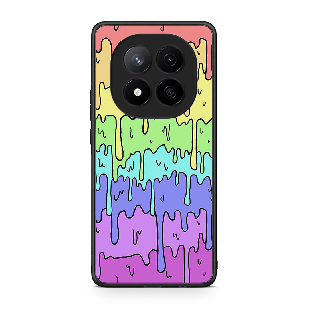 Xiaomi Redmi Note 14 Pro Plus 5G Melting Rainbow θήκη από τη Smartfits με σχέδιο στο πίσω μέρος και μαύρο περίβλημα | Smartphone case with colorful back and black bezels by Smartfits
