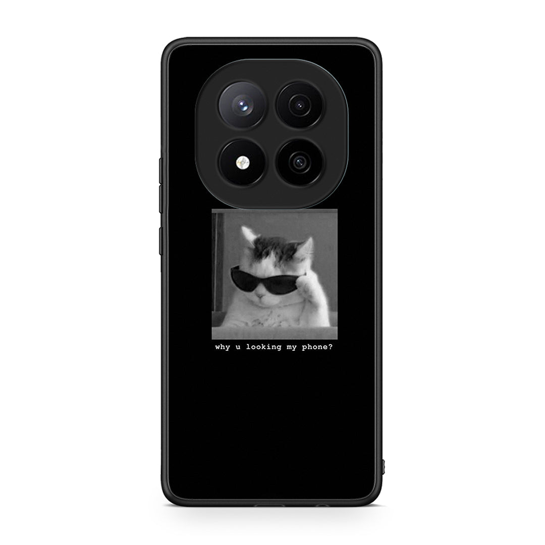 Xiaomi Redmi Note 14 Pro Plus 5G Meme Cat θήκη από τη Smartfits με σχέδιο στο πίσω μέρος και μαύρο περίβλημα | Smartphone case with colorful back and black bezels by Smartfits