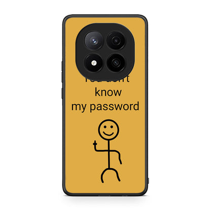 Xiaomi Redmi Note 14 Pro Plus 5G My Password Θήκη από τη Smartfits με σχέδιο στο πίσω μέρος και μαύρο περίβλημα | Smartphone case with colorful back and black bezels by Smartfits