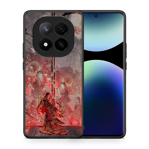 Θήκη Xiaomi Redmi Note 14 Pro Plus 5G Nezuko Kamado από τη Smartfits με σχέδιο στο πίσω μέρος και μαύρο περίβλημα | Xiaomi Redmi Note 14 Pro Plus 5G Nezuko Kamado case with colorful back and black bezels