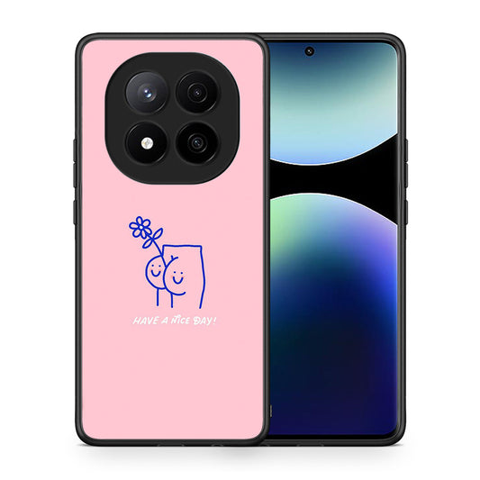 Θήκη Xiaomi Redmi Note 14 Pro Plus 5G Nice Day από τη Smartfits με σχέδιο στο πίσω μέρος και μαύρο περίβλημα | Xiaomi Redmi Note 14 Pro Plus 5G Nice Day case with colorful back and black bezels