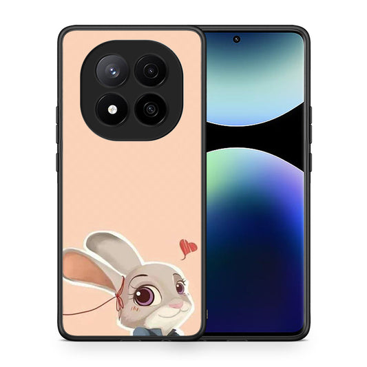 Θήκη Xiaomi Redmi Note 14 Pro Plus 5G Nick Wilde And Judy Hopps Love 2 από τη Smartfits με σχέδιο στο πίσω μέρος και μαύρο περίβλημα | Xiaomi Redmi Note 14 Pro Plus 5G Nick Wilde And Judy Hopps Love 2 case with colorful back and black bezels