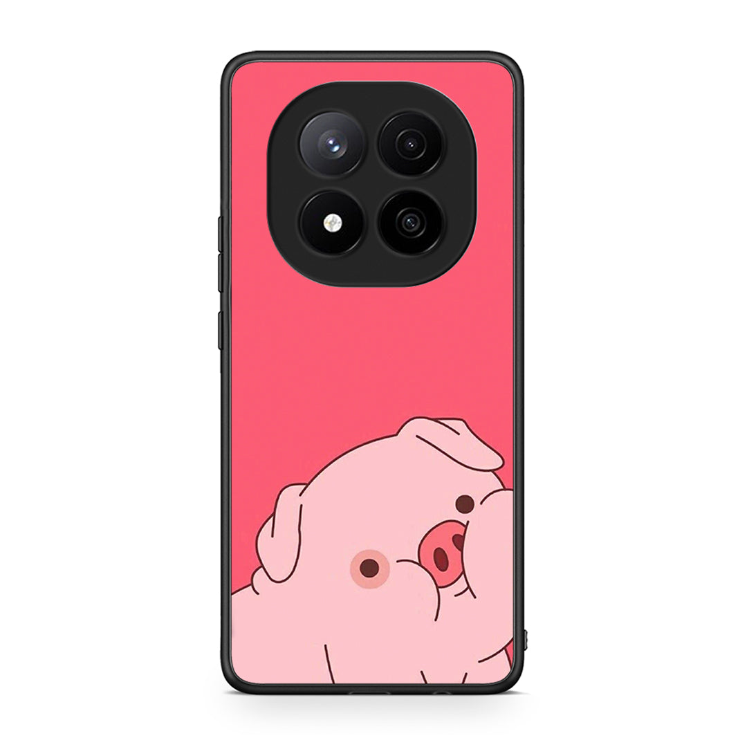 Xiaomi Redmi Note 14 Pro Plus 5G Pig Love 1 Θήκη Αγίου Βαλεντίνου από τη Smartfits με σχέδιο στο πίσω μέρος και μαύρο περίβλημα | Smartphone case with colorful back and black bezels by Smartfits