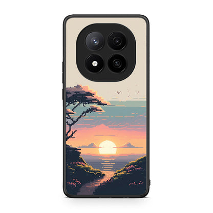 Xiaomi Redmi Note 14 Pro Plus 5G Pixel Sunset Θήκη από τη Smartfits με σχέδιο στο πίσω μέρος και μαύρο περίβλημα | Smartphone case with colorful back and black bezels by Smartfits
