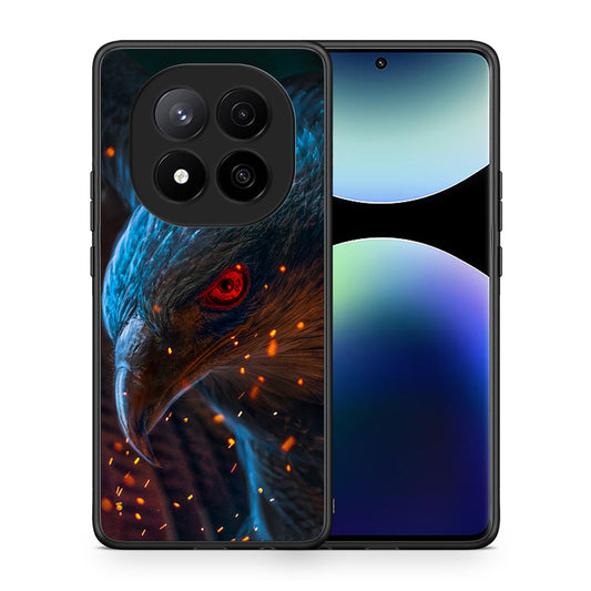 Θήκη Xiaomi Redmi Note 14 Pro Plus 5G Eagle PopArt από τη Smartfits με σχέδιο στο πίσω μέρος και μαύρο περίβλημα | Xiaomi Redmi Note 14 Pro Plus 5G Eagle PopArt case with colorful back and black bezels
