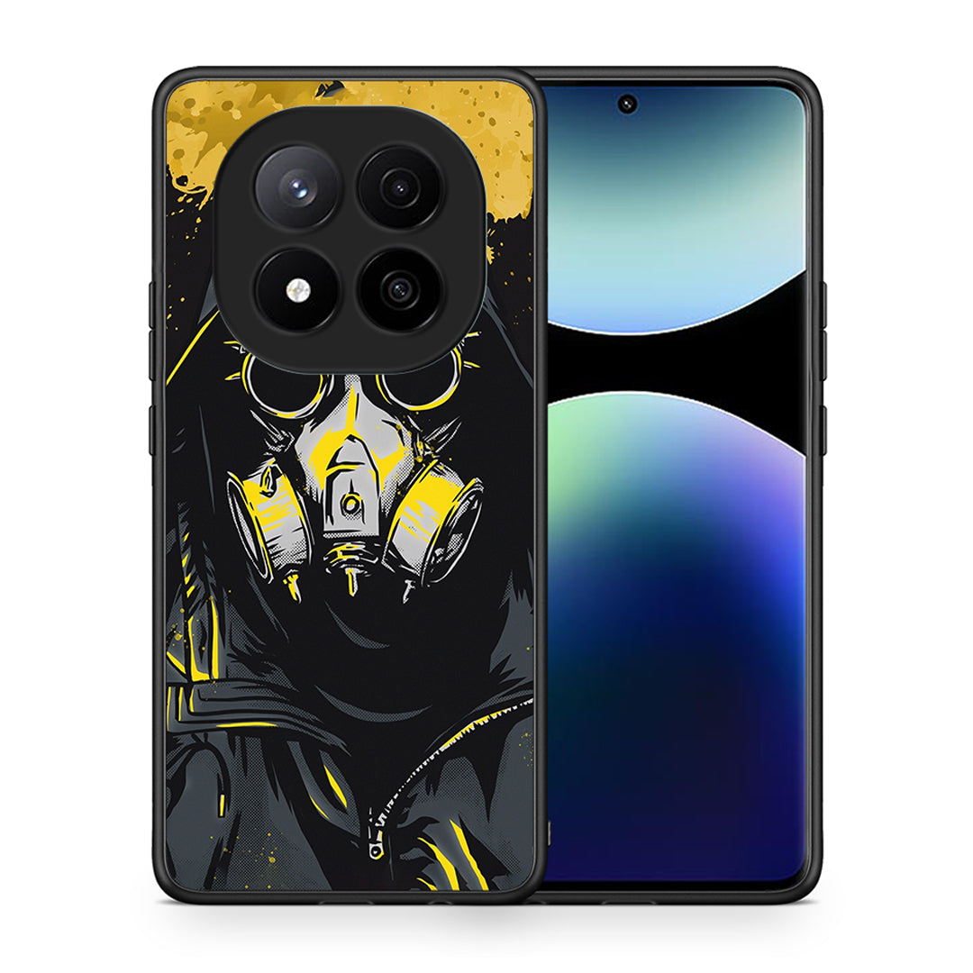 Θήκη Xiaomi Redmi Note 14 Pro Plus 5G Mask PopArt από τη Smartfits με σχέδιο στο πίσω μέρος και μαύρο περίβλημα | Xiaomi Redmi Note 14 Pro Plus 5G Mask PopArt case with colorful back and black bezels