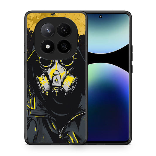 Θήκη Xiaomi Redmi Note 14 Pro Plus 5G Mask PopArt από τη Smartfits με σχέδιο στο πίσω μέρος και μαύρο περίβλημα | Xiaomi Redmi Note 14 Pro Plus 5G Mask PopArt case with colorful back and black bezels