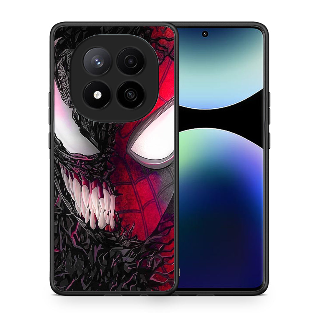 Θήκη Xiaomi Redmi Note 14 Pro Plus 5G SpiderVenom PopArt από τη Smartfits με σχέδιο στο πίσω μέρος και μαύρο περίβλημα | Xiaomi Redmi Note 14 Pro Plus 5G SpiderVenom PopArt case with colorful back and black bezels