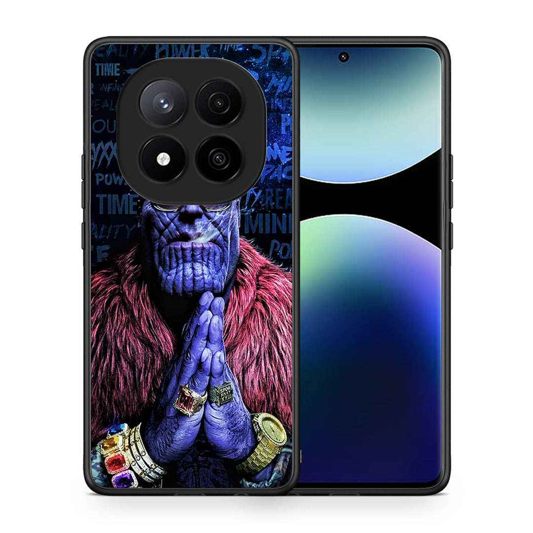 Θήκη Xiaomi Redmi Note 14 Pro Plus 5G Thanos PopArt από τη Smartfits με σχέδιο στο πίσω μέρος και μαύρο περίβλημα | Xiaomi Redmi Note 14 Pro Plus 5G Thanos PopArt case with colorful back and black bezels