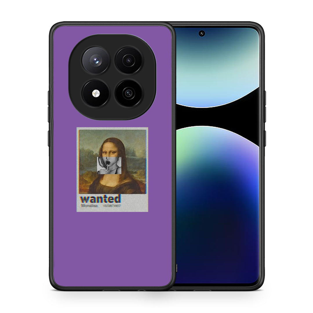 Θήκη Xiaomi Redmi Note 14 Pro Plus 5G Monalisa Popart από τη Smartfits με σχέδιο στο πίσω μέρος και μαύρο περίβλημα | Xiaomi Redmi Note 14 Pro Plus 5G Monalisa Popart case with colorful back and black bezels
