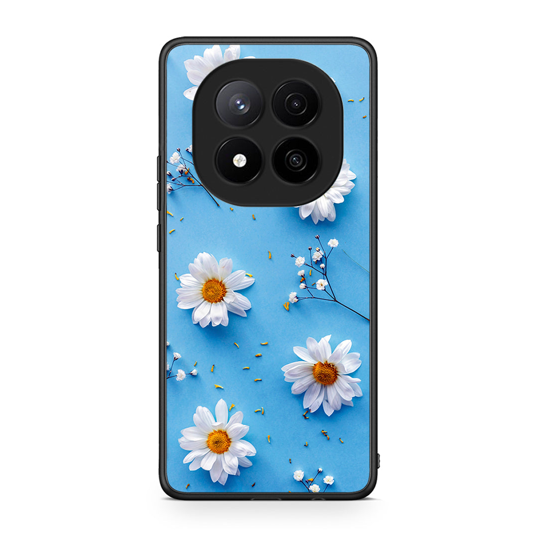 Xiaomi Redmi Note 14 Pro Plus 5G Real Daisies θήκη από τη Smartfits με σχέδιο στο πίσω μέρος και μαύρο περίβλημα | Smartphone case with colorful back and black bezels by Smartfits