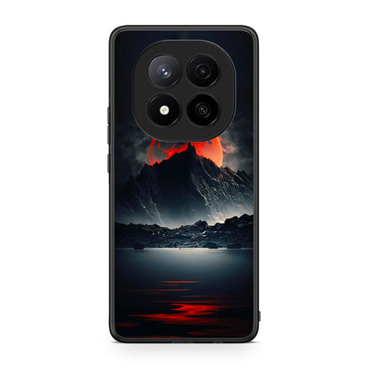 Xiaomi Redmi Note 14 Pro Plus 5G Red Full Moon θήκη από τη Smartfits με σχέδιο στο πίσω μέρος και μαύρο περίβλημα | Smartphone case with colorful back and black bezels by Smartfits