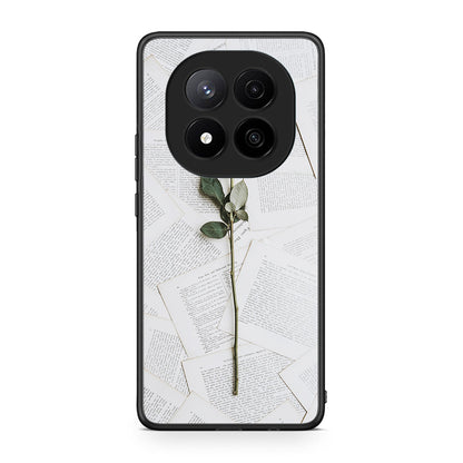 Xiaomi Redmi Note 14 Pro Plus 5G Red Rose θήκη από τη Smartfits με σχέδιο στο πίσω μέρος και μαύρο περίβλημα | Smartphone case with colorful back and black bezels by Smartfits