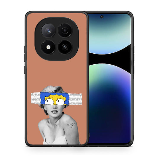 Θήκη Xiaomi Redmi Note 14 Pro Plus 5G Sim Merilyn από τη Smartfits με σχέδιο στο πίσω μέρος και μαύρο περίβλημα | Xiaomi Redmi Note 14 Pro Plus 5G Sim Merilyn case with colorful back and black bezels