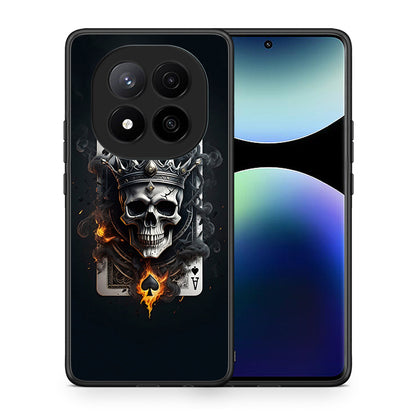Θήκη Xiaomi Redmi Note 14 Pro Plus 5G Skull King Ace από τη Smartfits με σχέδιο στο πίσω μέρος και μαύρο περίβλημα | Xiaomi Redmi Note 14 Pro Plus 5G Skull King Ace case with colorful back and black bezels