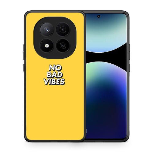 Θήκη Xiaomi Redmi Note 14 Pro Plus 5G Vibes Text από τη Smartfits με σχέδιο στο πίσω μέρος και μαύρο περίβλημα | Xiaomi Redmi Note 14 Pro Plus 5G Vibes Text case with colorful back and black bezels