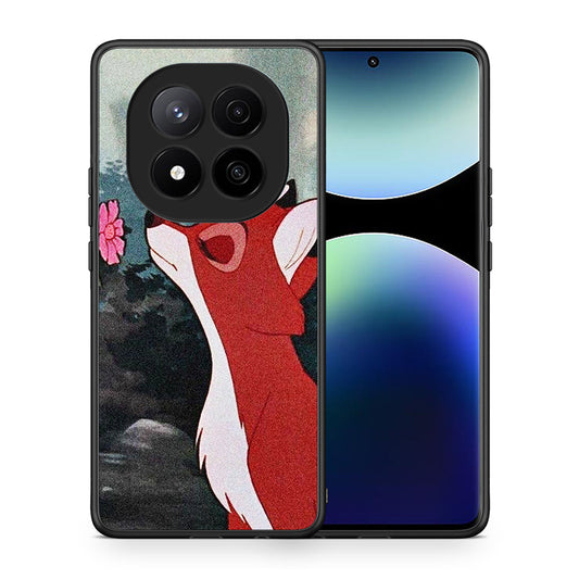 Θήκη Xiaomi Redmi Note 14 Pro Plus 5G Tod And Vixey Love 2 από τη Smartfits με σχέδιο στο πίσω μέρος και μαύρο περίβλημα | Xiaomi Redmi Note 14 Pro Plus 5G Tod And Vixey Love 2 case with colorful back and black bezels