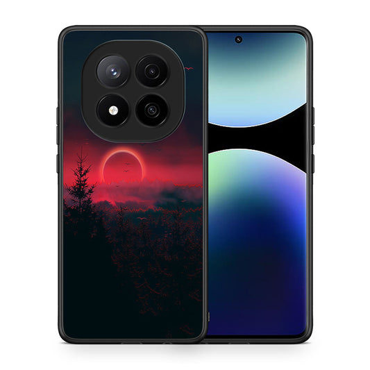 Θήκη Xiaomi Redmi Note 14 Pro Plus 5G Sunset Tropic από τη Smartfits με σχέδιο στο πίσω μέρος και μαύρο περίβλημα | Xiaomi Redmi Note 14 Pro Plus 5G Sunset Tropic case with colorful back and black bezels