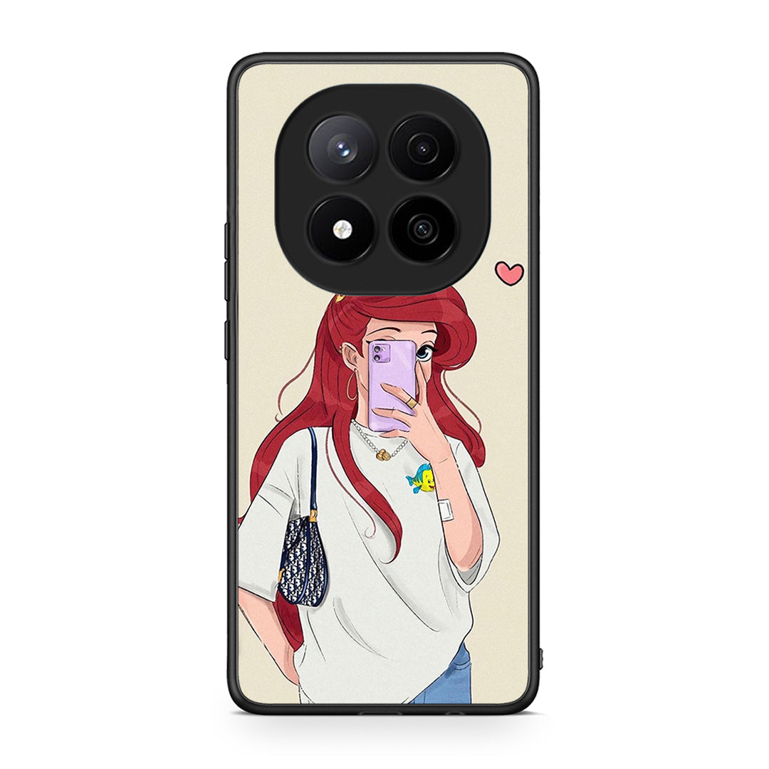 Xiaomi Redmi Note 14 Pro Plus 5G Walking Mermaid Θήκη από τη Smartfits με σχέδιο στο πίσω μέρος και μαύρο περίβλημα | Smartphone case with colorful back and black bezels by Smartfits