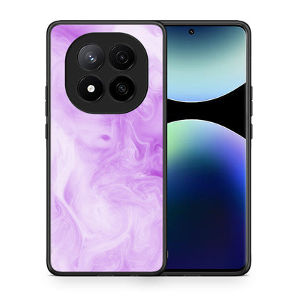 Θήκη Xiaomi Redmi Note 14 Pro Plus 5G Lavender Watercolor από τη Smartfits με σχέδιο στο πίσω μέρος και μαύρο περίβλημα | Xiaomi Redmi Note 14 Pro Plus 5G Lavender Watercolor case with colorful back and black bezels