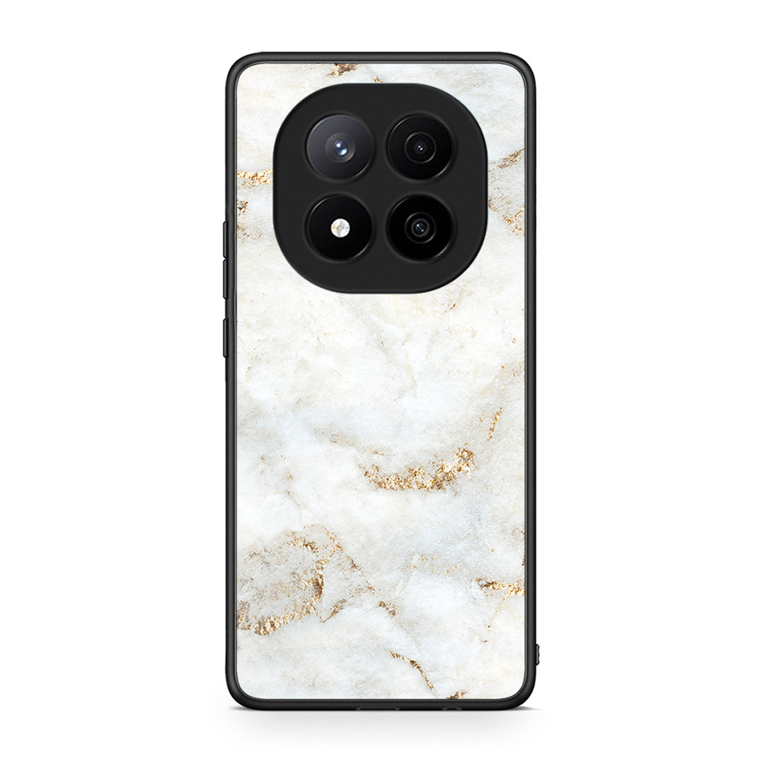 Xiaomi Redmi Note 14 Pro Plus 5G White Gold Marble θήκη από τη Smartfits με σχέδιο στο πίσω μέρος και μαύρο περίβλημα | Smartphone case with colorful back and black bezels by Smartfits