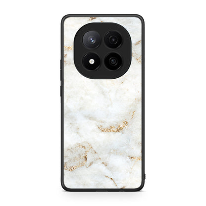 Xiaomi Redmi Note 14 Pro Plus 5G White Gold Marble θήκη από τη Smartfits με σχέδιο στο πίσω μέρος και μαύρο περίβλημα | Smartphone case with colorful back and black bezels by Smartfits