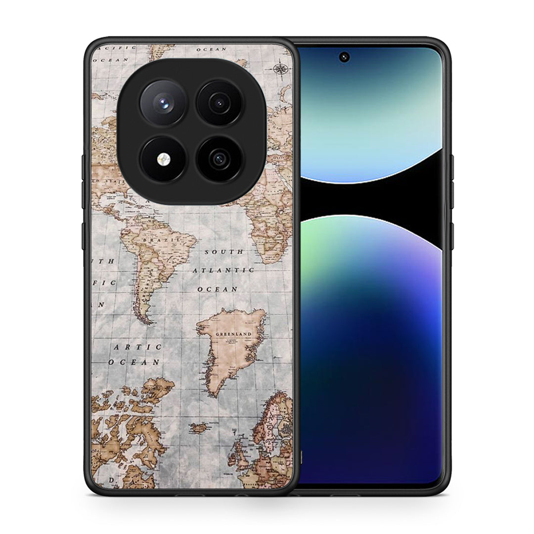 World Map - Xiaomi Redmi Note 14 Pro Plus 5G θήκη