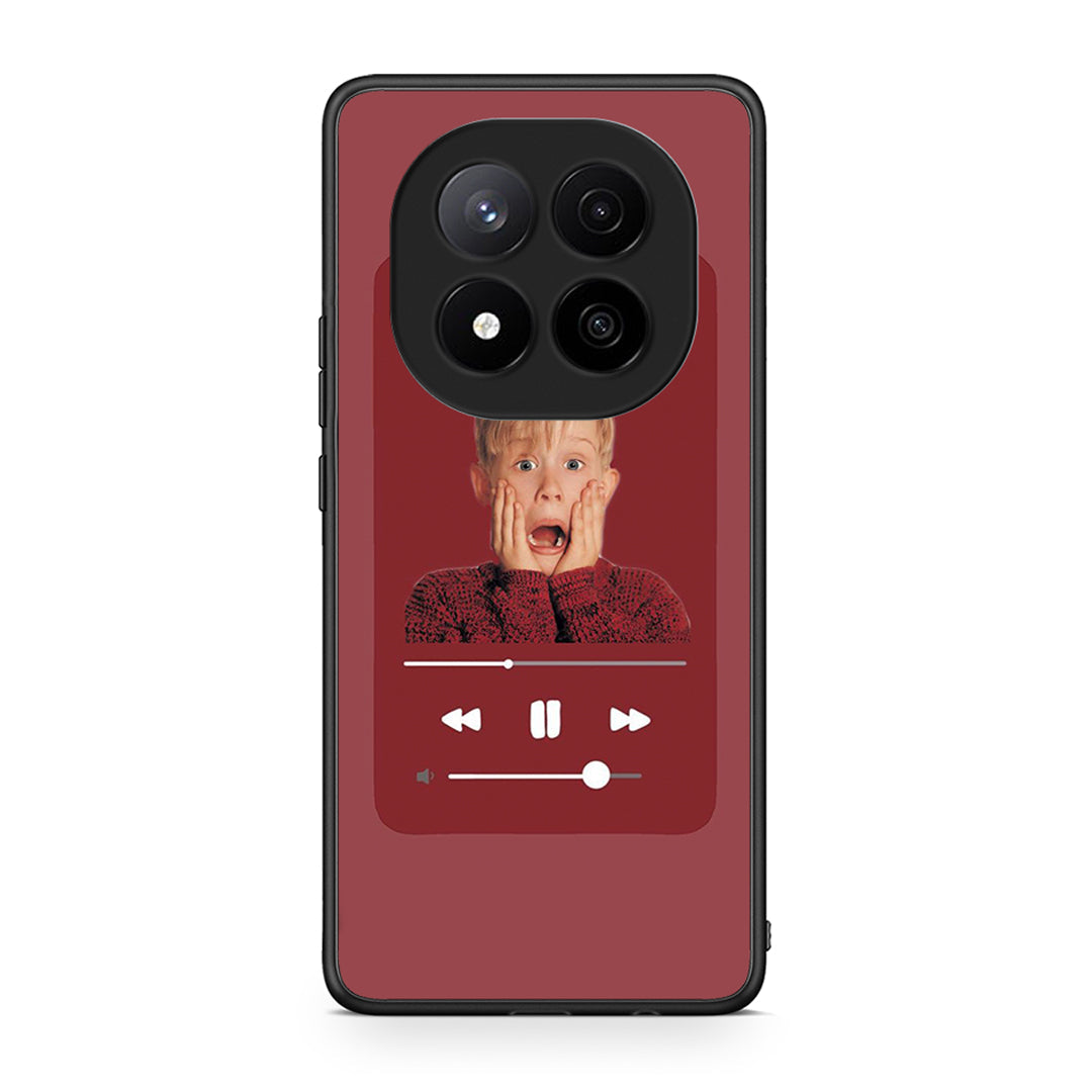 Xiaomi Redmi Note 14 Pro Plus 5G Xmas Alone Music θήκη από τη Smartfits με σχέδιο στο πίσω μέρος και μαύρο περίβλημα | Smartphone case with colorful back and black bezels by Smartfits