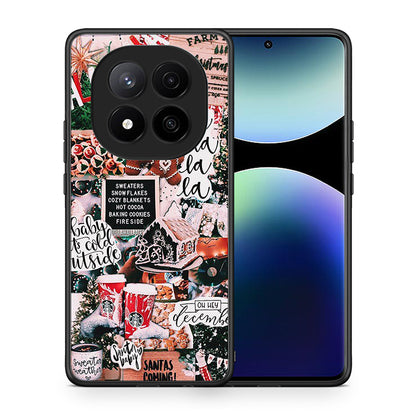 Θήκη Xiaomi Redmi Note 14 Pro Plus 5G Xmas Habbits από τη Smartfits με σχέδιο στο πίσω μέρος και μαύρο περίβλημα | Xiaomi Redmi Note 14 Pro Plus 5G Xmas Habbits case with colorful back and black bezels