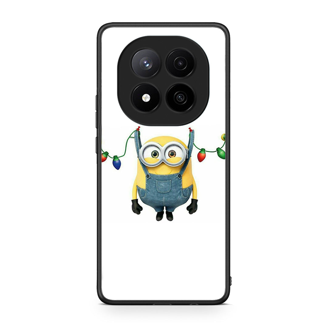 Xiaomi Redmi Note 14 Pro Plus 5G Xmas Minion Lights θήκη από τη Smartfits με σχέδιο στο πίσω μέρος και μαύρο περίβλημα | Smartphone case with colorful back and black bezels by Smartfits