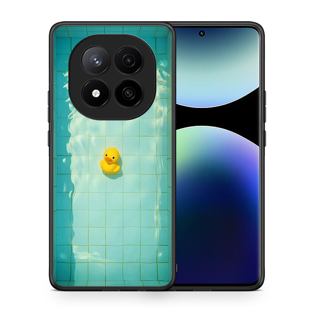 Θήκη Xiaomi Redmi Note 14 Pro Plus 5G Yellow Duck από τη Smartfits με σχέδιο στο πίσω μέρος και μαύρο περίβλημα | Xiaomi Redmi Note 14 Pro Plus 5G Yellow Duck case with colorful back and black bezels