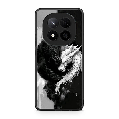 Xiaomi Redmi Note 14 Pro Plus 5G Yin Yang Θήκη από τη Smartfits με σχέδιο στο πίσω μέρος και μαύρο περίβλημα | Smartphone case with colorful back and black bezels by Smartfits