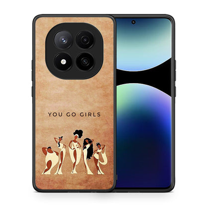 Θήκη Xiaomi Redmi Note 14 Pro Plus 5G You Go Girl από τη Smartfits με σχέδιο στο πίσω μέρος και μαύρο περίβλημα | Xiaomi Redmi Note 14 Pro Plus 5G You Go Girl case with colorful back and black bezels