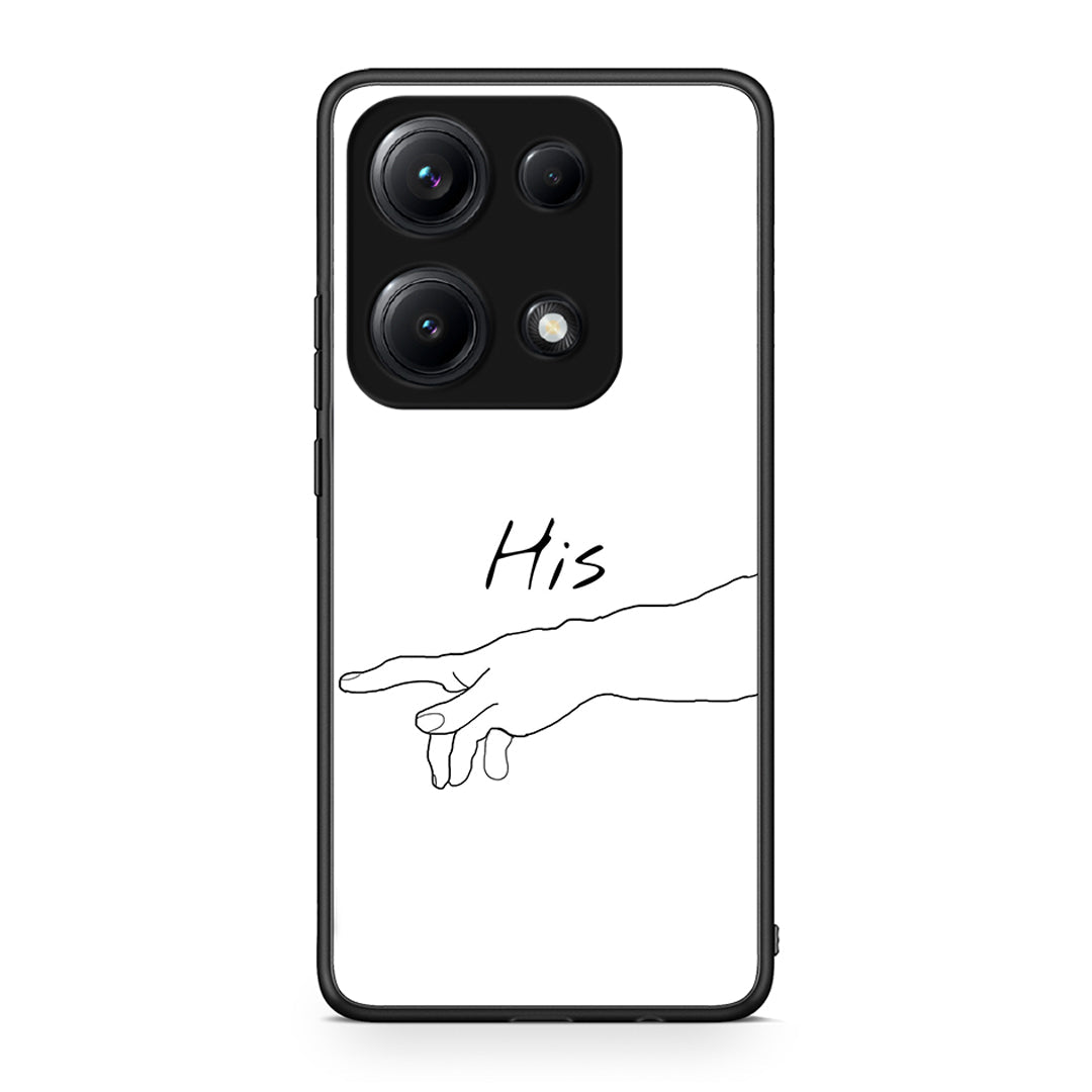 Xiaomi Redmi Note 14S Aeshetic Love 2 Θήκη Αγίου Βαλεντίνου από τη Smartfits με σχέδιο στο πίσω μέρος και μαύρο περίβλημα | Smartphone case with colorful back and black bezels by Smartfits