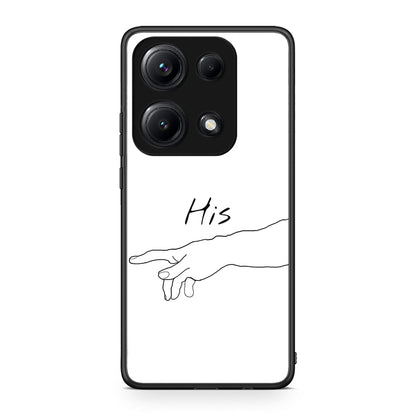 Xiaomi Redmi Note 14S Aeshetic Love 2 Θήκη Αγίου Βαλεντίνου από τη Smartfits με σχέδιο στο πίσω μέρος και μαύρο περίβλημα | Smartphone case with colorful back and black bezels by Smartfits