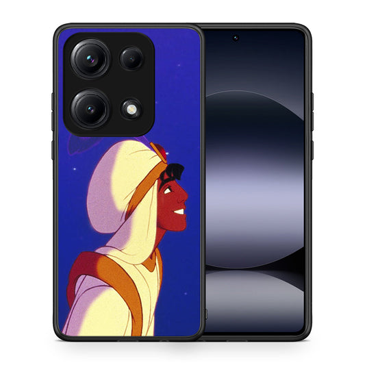 Θήκη Xiaomi Redmi Note 14S Alladin And Jasmine Love 1 από τη Smartfits με σχέδιο στο πίσω μέρος και μαύρο περίβλημα | Xiaomi Redmi Note 14S Alladin And Jasmine Love 1 case with colorful back and black bezels