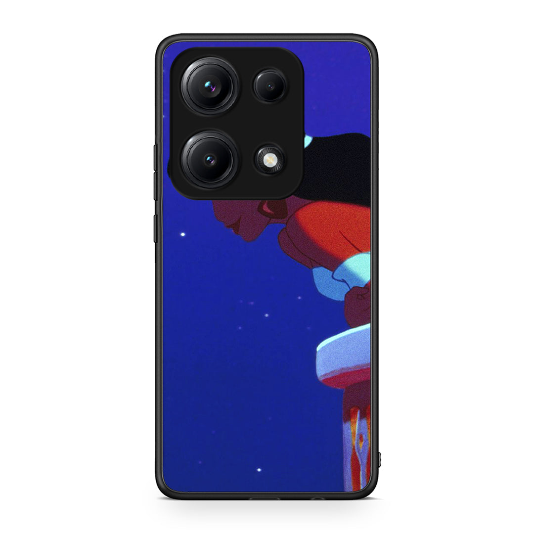 Xiaomi Redmi Note 14S Alladin And Jasmine Love 2 θήκη από τη Smartfits με σχέδιο στο πίσω μέρος και μαύρο περίβλημα | Smartphone case with colorful back and black bezels by Smartfits