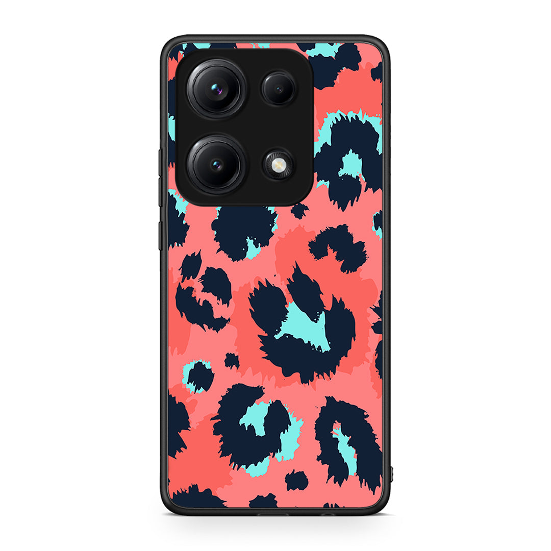 22 - Xiaomi Redmi Note 14S Pink Leopard Animal case, cover, bumper