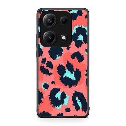 22 - Xiaomi Redmi Note 14S Pink Leopard Animal case, cover, bumper