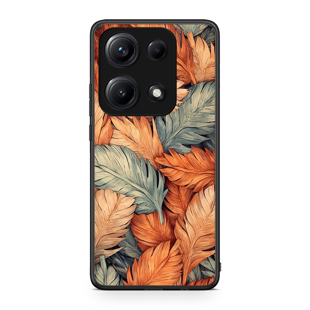 Xiaomi Redmi Note 14S Autumn Leaves Θήκη από τη Smartfits με σχέδιο στο πίσω μέρος και μαύρο περίβλημα | Smartphone case with colorful back and black bezels by Smartfits