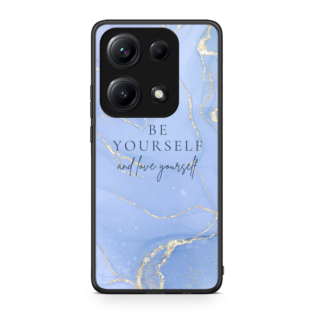 Xiaomi Redmi Note 14S Be Yourself θήκη από τη Smartfits με σχέδιο στο πίσω μέρος και μαύρο περίβλημα | Smartphone case with colorful back and black bezels by Smartfits