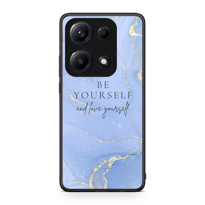 Xiaomi Redmi Note 14S Be Yourself θήκη από τη Smartfits με σχέδιο στο πίσω μέρος και μαύρο περίβλημα | Smartphone case with colorful back and black bezels by Smartfits