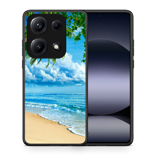 Θήκη Xiaomi Redmi Note 14S Beautiful Beach από τη Smartfits με σχέδιο στο πίσω μέρος και μαύρο περίβλημα | Xiaomi Redmi Note 14S Beautiful Beach case with colorful back and black bezels