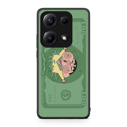 Xiaomi Redmi Note 14S Big Money Θήκη Αγίου Βαλεντίνου από τη Smartfits με σχέδιο στο πίσω μέρος και μαύρο περίβλημα | Smartphone case with colorful back and black bezels by Smartfits