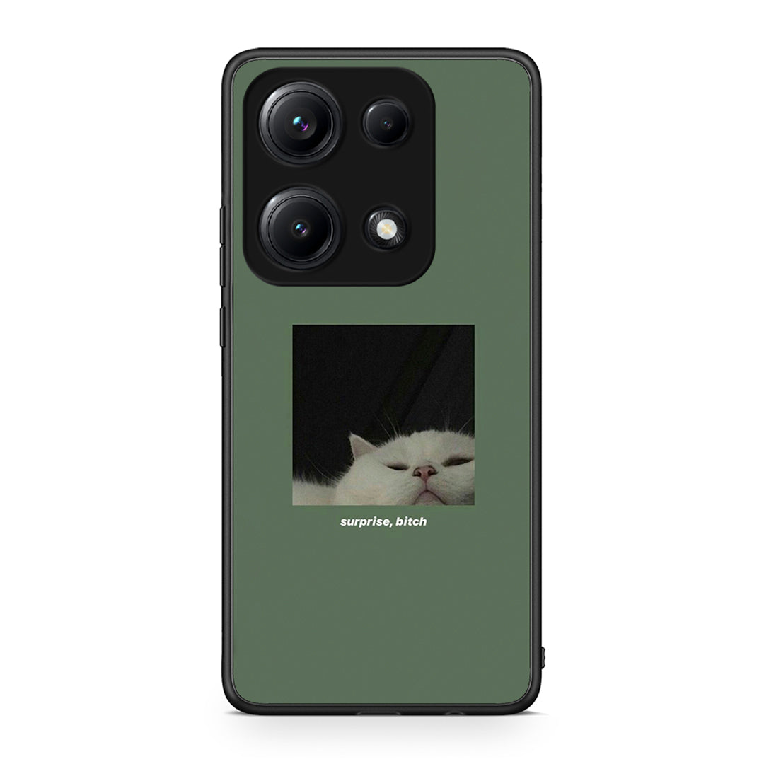 Xiaomi Redmi Note 14S Bitch Surprise θήκη από τη Smartfits με σχέδιο στο πίσω μέρος και μαύρο περίβλημα | Smartphone case with colorful back and black bezels by Smartfits