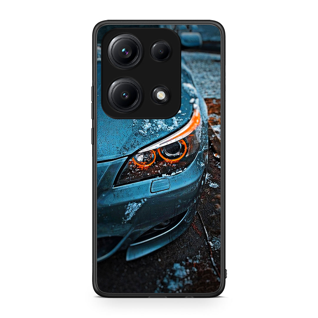 Xiaomi Redmi Note 14S Bmw E60 Θήκη από τη Smartfits με σχέδιο στο πίσω μέρος και μαύρο περίβλημα | Smartphone case with colorful back and black bezels by Smartfits