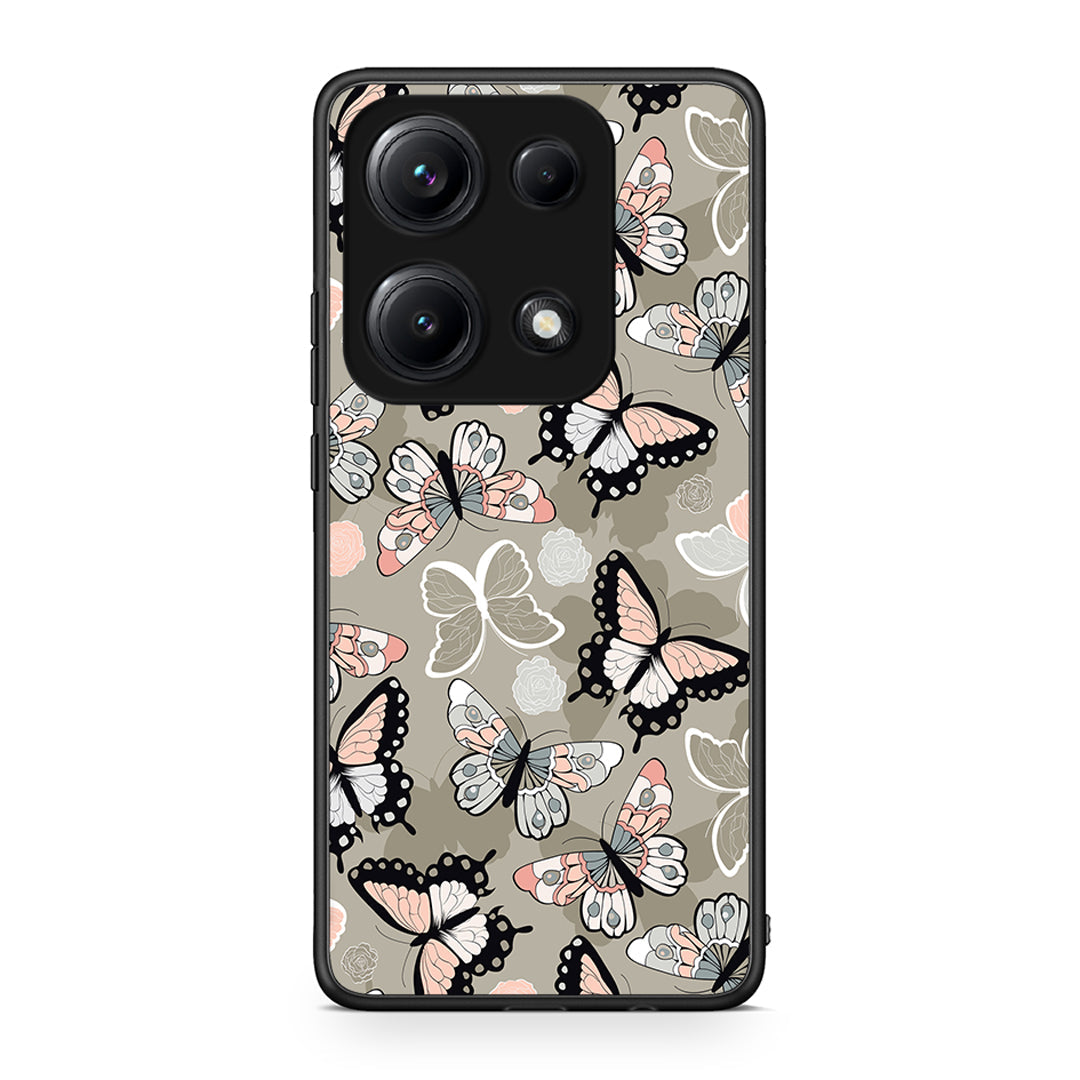 135 - Xiaomi Redmi Note 14S Butterflies Boho case, cover, bumper